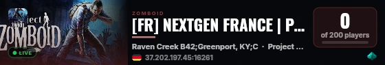 [FR] NEXTGEN FRANCE | PVE/PVP | nextgenfrance.fr live status badge