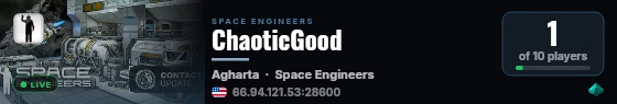ChaoticGood live status badge