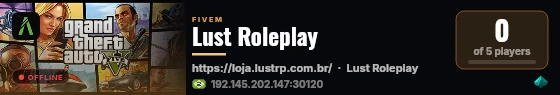 Lust Roleplay live status badge