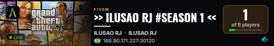 >> ILUSAO RJ #SEASON 1 << live status badge