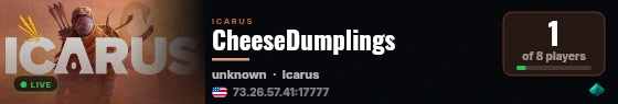 CheeseDumplings live status badge