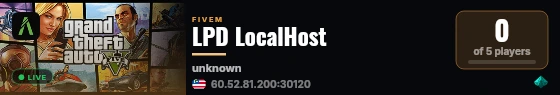 [Qbox Project] LPD LocalHost live status badge