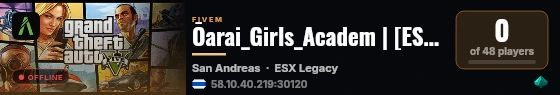 Ōarai_Girls_Academ | [ESX Legacy] live status badge