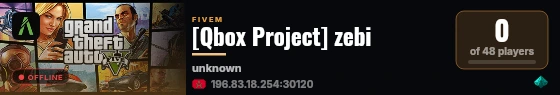 [Qbox Project] zebi live status badge