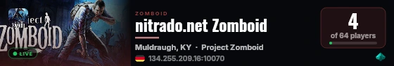 nitrado.net Zomboid live status badge