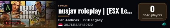 [Qbox Project] nusjav roleplay live status badge