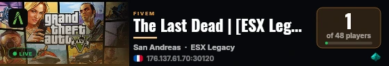 The Last Dead | [ESX Legacy] live status badge