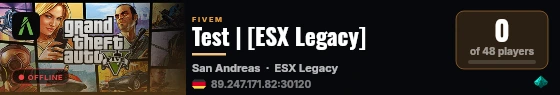 Test | [ESX Legacy] live status badge