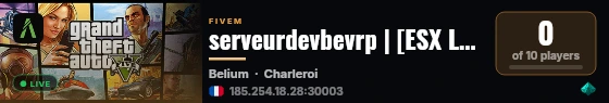 serveurdevbevrp | [ESX Legacy] live status badge