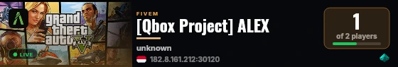 [Qbox Project] ALEX live status badge