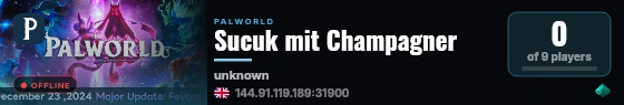 Sucuk mit Champagner live status badge