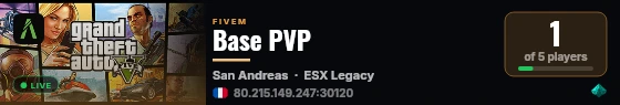 Base PVP live status badge