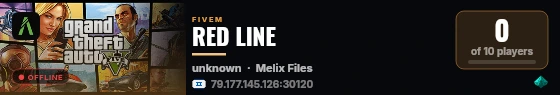 RED LINE live status badge