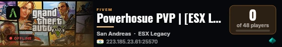 Powerhosue PVP | [ESX Legacy] live status badge