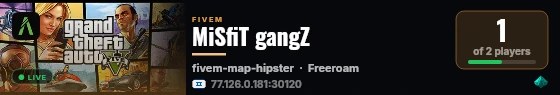 MiSfiT gangZ live status badge