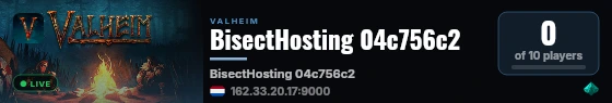 BisectHosting 04c756c2 live status badge
