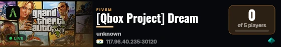 [Qbox Project] Dream live status badge