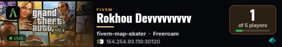 Rokhou Devvvvvvvvv live status badge