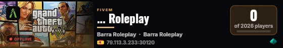 ... Roleplay live status badge
