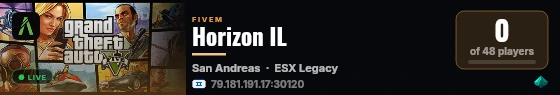 Horizon IL live status badge