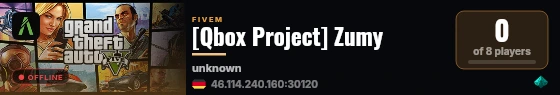 [Qbox Project] Zumy live status badge