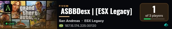  ASBBDesx | [ESX Legacy] live status badge