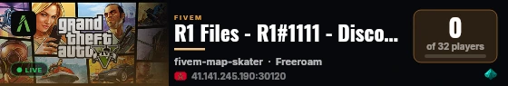 R1 Files - R1#1111 - Discord.gg/R1 live status badge