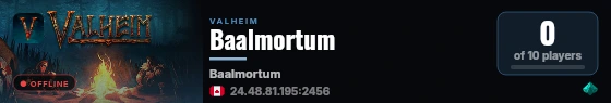 Baalmortum live status badge