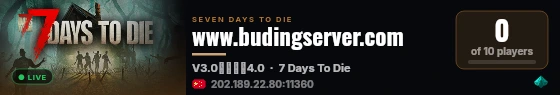 www.budingserver.com live status badge