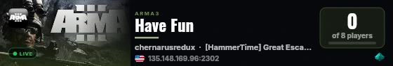 Have Fun live status badge