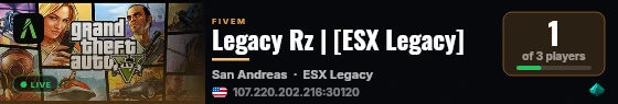 Legacy Rz | [ESX Legacy] live status badge