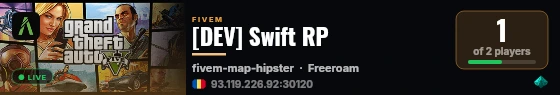 [DEV] Swift RP live status badge