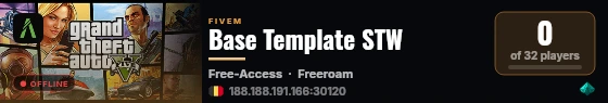 Base Template STW live status badge