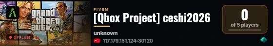 [Qbox Project] ceshi2026 live status badge