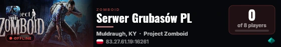 Serwer Grubasów PL live status badge