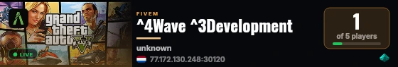 ^4Wave ^3Development live status badge