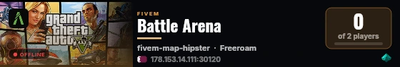 Battle Arena live status badge