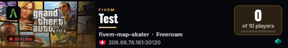 Test live status badge