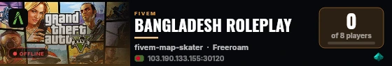 BANGLADESH ROLEPLAY live status badge