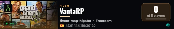 VantaRP  live status badge