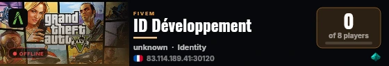 ID Développement live status badge
