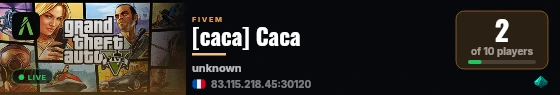 [caca] Caca live status badge
