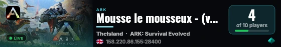 Mousse le mousseux - (v361.7) live status badge