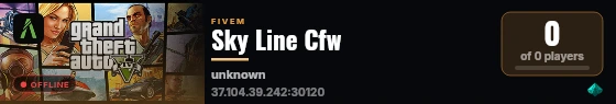 Sky Line Cfw live status badge