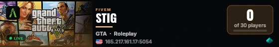 STIG live status badge