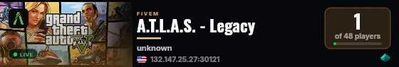 A.T.L.A.S. - Legacy live status badge