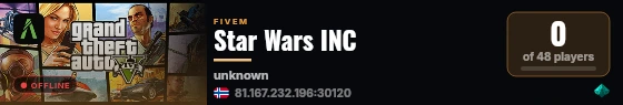 Star Wars INC live status badge