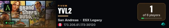YVL2 live status badge
