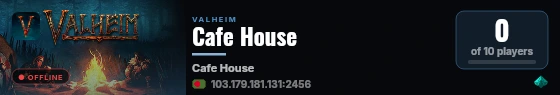 Cafe House live status badge