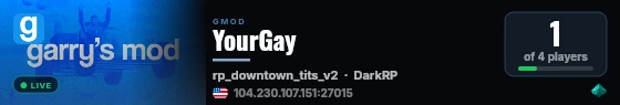 YourGay live status badge